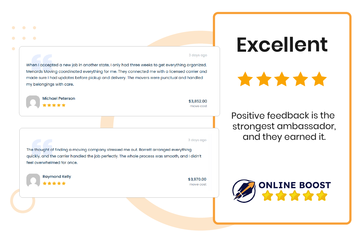  Get Authentic Verified Movers Reviews From Online Boost